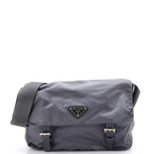Prada Double Buckle Flap Messenger Bag #186550P12B